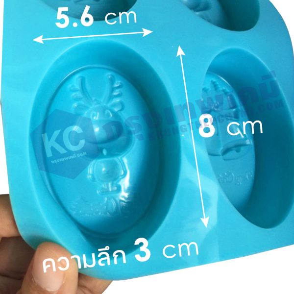 Christmas soap mold : แม่พิมพ์สบู่ คริสต์มาส - Image 3