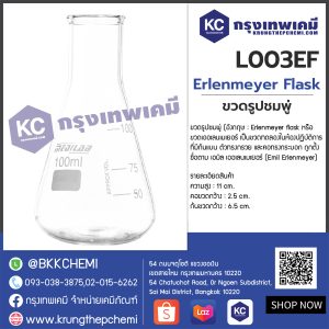 Erlenmeyer Flask : ขวดรูปชมพู่